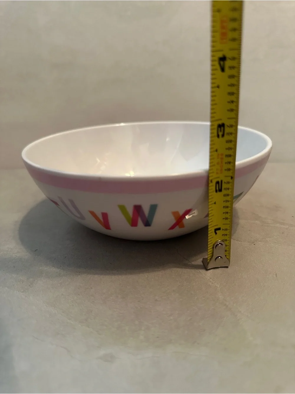Pottery Barn Kids Melamine Bowl ABCs Theme